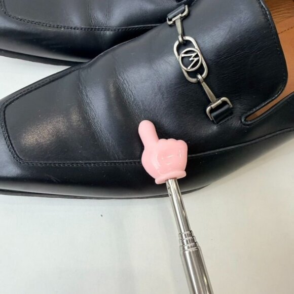 Mezlan Falcon Black Leather Bit Loafers Dress Shoes Men’s Size 9.5 - Picture 14 of 14